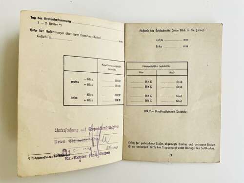 Luftwaffe Soldbuch to Flieger Lothar Hildenbrand 6./Fallsch JG.Rgt.5.