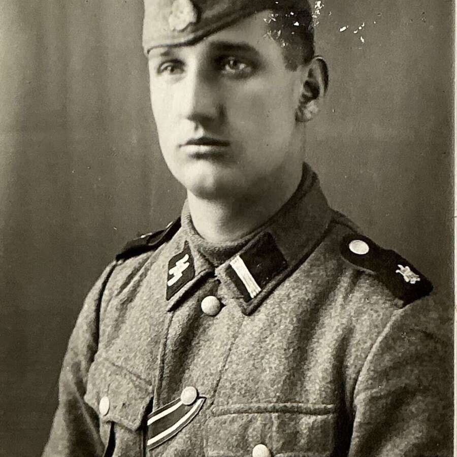 Waffen  SS postcard image dated January 1942