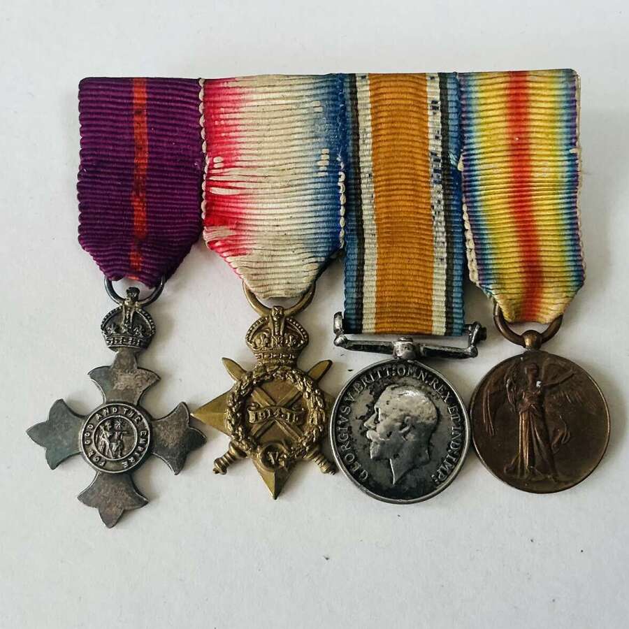 Miniature Spinks MBE trio medal group