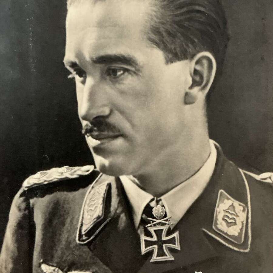 Adolf Galland propaganda postcard