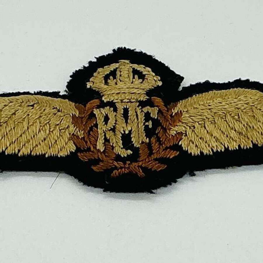 RAF pilot wings Kings Crown