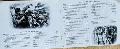Longest day film promotional pamphlet dated 1962