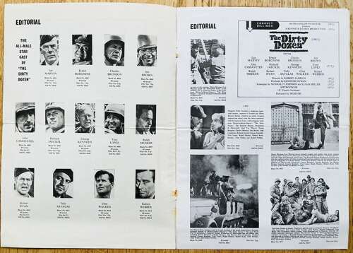 The classic dirty dozen film press pack dating from 1967