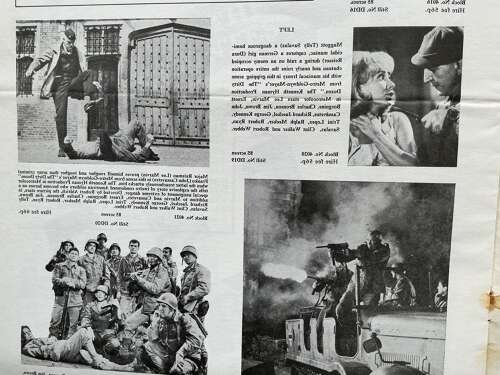 The classic dirty dozen film press pack dating from 1967