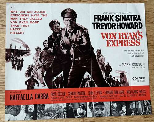 Publicity pamphlet from the film Von Ryans  express 1965