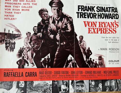 Publicity pamphlet from the film Von Ryans  express 1965