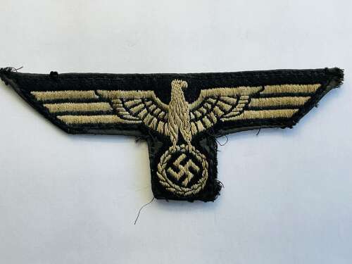 Panzer breast eagle uniform removed