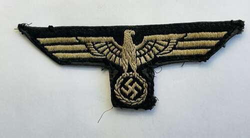 Panzer breast eagle uniform removed