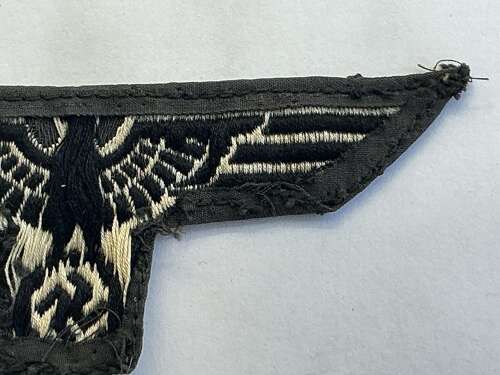 Panzer breast eagle uniform removed