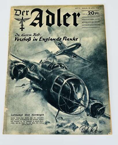 Luftwaffe Adler magazine April 1940