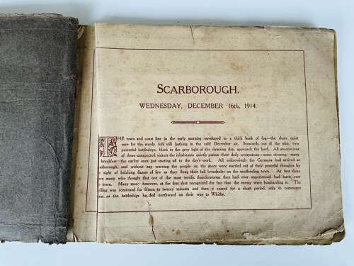 A book of the German raid on Scarborough December 1914