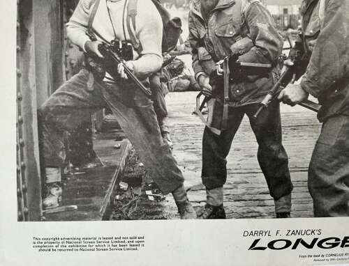 The longest day lobby card  dated 1962