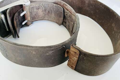 Early German army belt and buckle