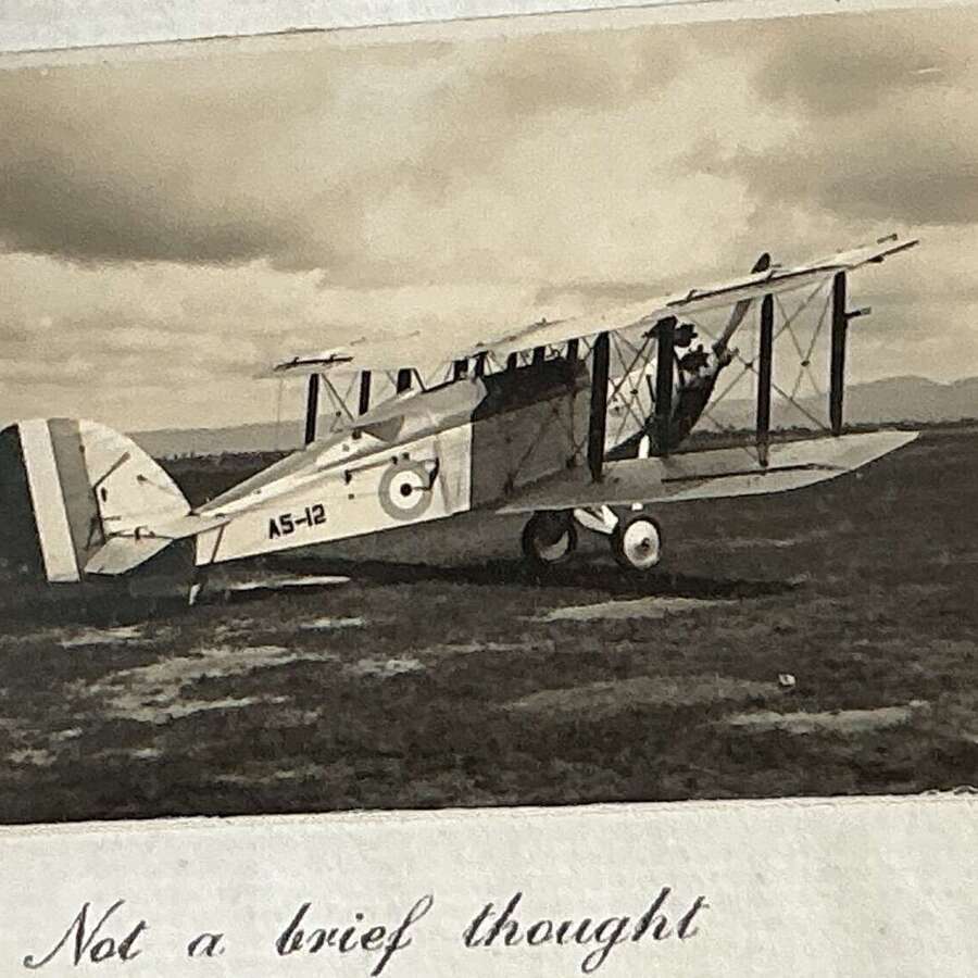 RAAF Christmas card dated 1930