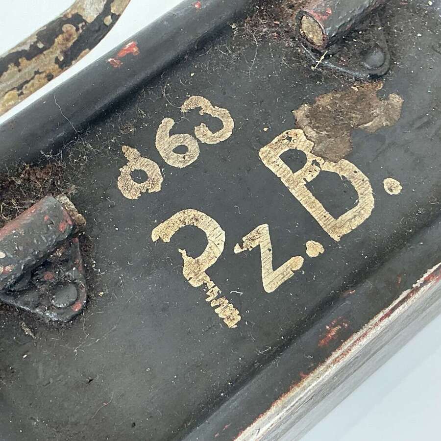 German aluminium ammunition tin unit marked