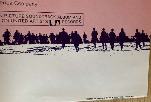 A Bridge too far film poster dated 1977.