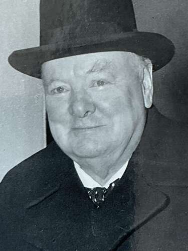 Original photograph of Winston Churchill