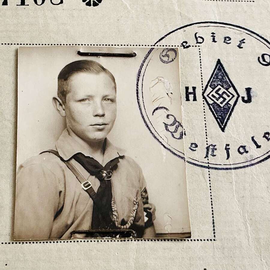 HJ Leaders Ausweis original photo dated 1934